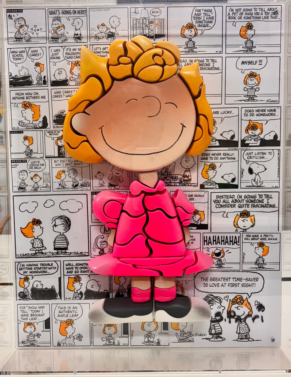 Sally  Peanuts - (In a Plexiglas Box)
